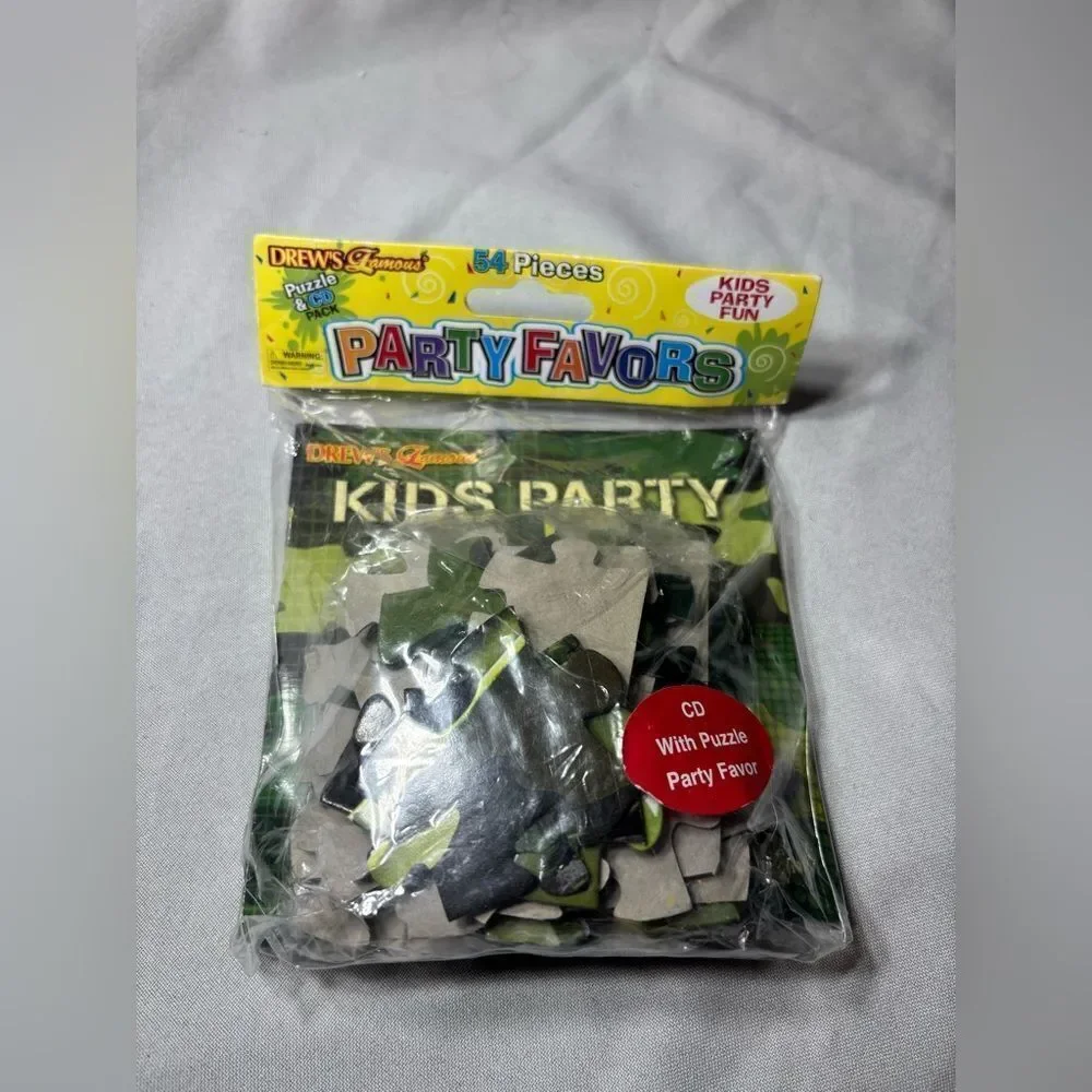 New! 54 pc Camo Themed Puzzle “Drew's Famous Party Favors